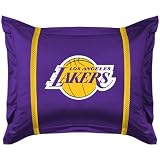 Los Angeles Lakers SIDELINES Jersey Material Pillow Sham