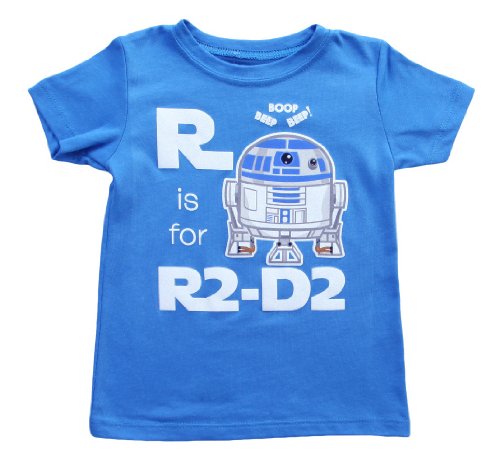 Little Boys' Star Wars R Is For R2d2 T-Shirt