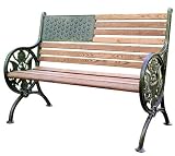 Oakland Living 6011AV Proud American Bench with an Antique Verdigris Finish