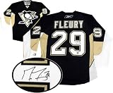 Marc Andre Fleury Signed Jersey Penguins Replica Dark