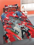 Power Rangers Fury Single Duvet & 72 Curtains Set