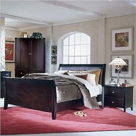 Portofino Queen Bed and 2 Nightstands Set by SHOPZEUS