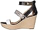 Nine West Women's Enlighten Leather Wedge Sandal