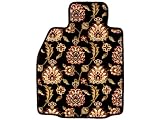 Black Herati Front and Rear Mats - 1998-2004 Cadillac Seville SLS / STS Oriental Mats