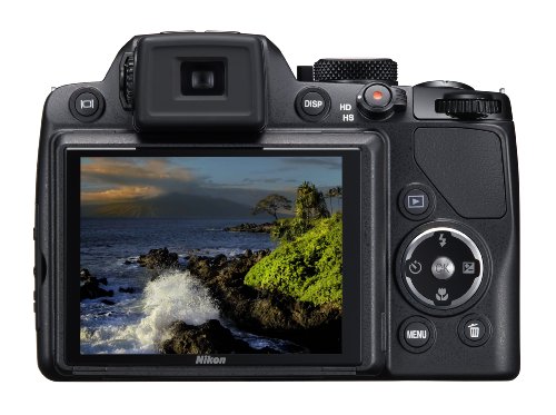Nikon Coolpix P100 10 MP Digital Camera with 26x Optical Vibration Reduction (VR) Zoom and 3.0-Inch LCD (Black) image