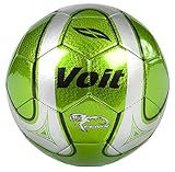 UPC 639504314858 product image for Voit Size 5 Fenix Deflated Soccer Ball, Green and Silver | upcitemdb.com