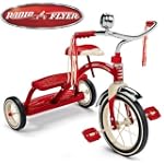 Tricycle R�tro rouge Classic Radio Fl...