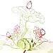 Magideal 3D Pop Up Invitation Greeting Card Valentine Anniversary Birthday WaterLotus RS.180.00
