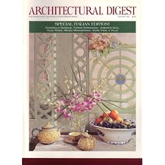 Architectural Digest: Special Italian Edition: Donatella Versace, Fiamma Ferragamo, Umberto Eco, Aldo Rossi, Renzo Mongiardino, Gore Vidal's Villa (January 1994)