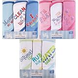 Luvable Friends 3-Pack Embroidered Sayings Hooded Towels