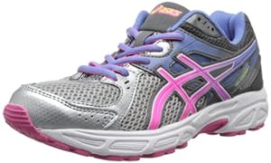 ASICS Women's Gel-Contend 2 Running Shoe,Lightning/Hot Pink/Periwinkle Blue,8.5 M US