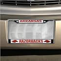 Arkansas Razorbacks Chrome License Plate Frame