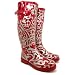 Festival Wellys Wellies Wellingtons Flat Knee Rain Boots Galway US Sz 7