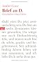 Brief an D.: Geschichte einer Liebe