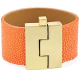 Leighelena Jigsaw Orange Polished Stingray Dis