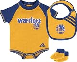 Golden State Warriors Newborn Bib and Bootie Set