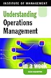Understanding operations management in a week