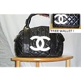 Chanel Purse with Free Wallet (Black)