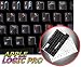 Apple Logic Pro Keyboard Stickers (black)