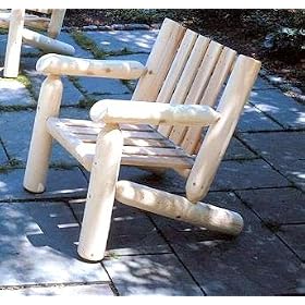 Cedar Log Armchair by RUSTIC NATURAL CEDAR