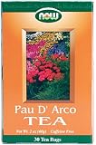 NOW Foods Pau D' Arco Tea,  30 Count 2 Ounce Boxes (Pack of 5)