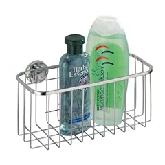 Wenko 17796100 Universalkorb Bovino Power-Loc - Befestigen ohne Bohren, extra hoch, Easy Hang On, Edelstahl gl�nzend, rostfrei, 22.5 x 11 x 11.5 cm