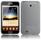 Shop4 Clear Slim Hydro Gel Skin Case Cover for Samsung Galaxy Note Mobile Phone: samsung galaxy note bling case