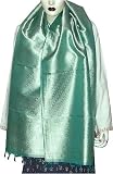 Handmade Silk Stole Scarfs Jacquard Pattern Rectangular 72 x 22