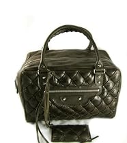 Balenciaga Handbags (Brown) Quilted Matelasse Leather Bag 168031