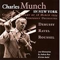 Charles Munch in New York