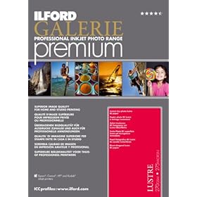 Ilford GALERIE Premium Lustre 5x7 Inches, 50 Sheet Pack 2001945