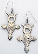 Earrings - African Tribal Cross