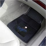 L.A. Dodgers Black 2-Piece Vinyl Car Mat Set