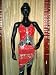 Red Bra Choli Hip Wrap Scarf Coin Bellydance Costume M