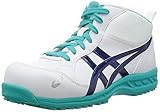 [アシックスワーキング] asics working 安全靴作業靴 ウィンジョブ35L FIS35L 0149(ホワイト/ミッドナイトブルー/27.5)