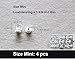 ElecMotive (38 - Pack) Creative Multi Function Invisible Hardwall Drywall Picture-Hanging Hooks Clock Hanger Non-Trace Wall Picture Hook Frame Wedding Photos Mirror Wall Studs, White (38-Hook)