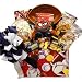 All Star Sports Themed Gourmet Food Gift Basket - Fathers Day Gift Idea for Him