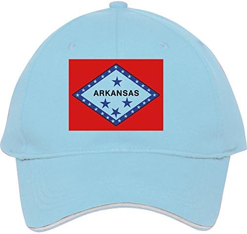 New Fashion Unisex Plain Baseball Caps Arkansas Flag Cotton Peaked Hat Casual Outdoor Travel Snapback