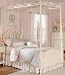 Jessica McClintock Romance 4/6 Full Metal & Wood Poster Bed