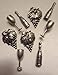 Set of 15 Antique Silver WINE LOVERS Push Pins, T809AS