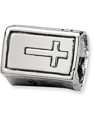 .925 Sterling Silver Bible Bead