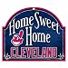 MLB Cleveland Indians 11-by-9 Wood "Home Sweet Home" Sign