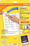 Produkt-Bild: Avery Zweckform, 4781, 25 Blatt, Universal-Etiketten, wei&szlig;, 97 x 42, 3 mm