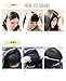Top Plaza Girls Lovely Fashion False Bang Neat Fringe Hairpiece Clip in Front Hair Extensions Accessories ,8 Colors,32g/pc (Natural Black)