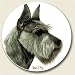   - Schnauzers Auto Coaster For Car