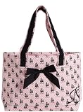 Jessie Steele French Poodle Tote Bag with Bow