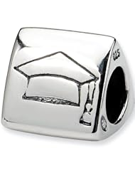 Reflection Beads Silver Three Sided Graduation Bead
