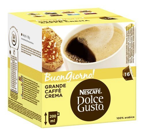 Nescafé Dolce Gusto Caffè Crema Grande, 3er Pack (48 Kapseln)