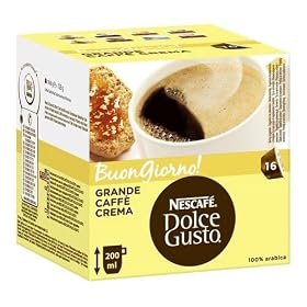 Nescaf� Dolce Gusto Caff� Crema Grandeb 16 Capsules (Pack of 3, Total 48 Capsules)