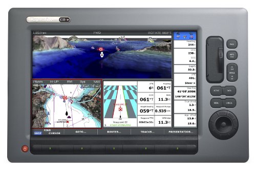 Raymarine C120W 121-Inch Waterproof Marine GPS and Chartplotter